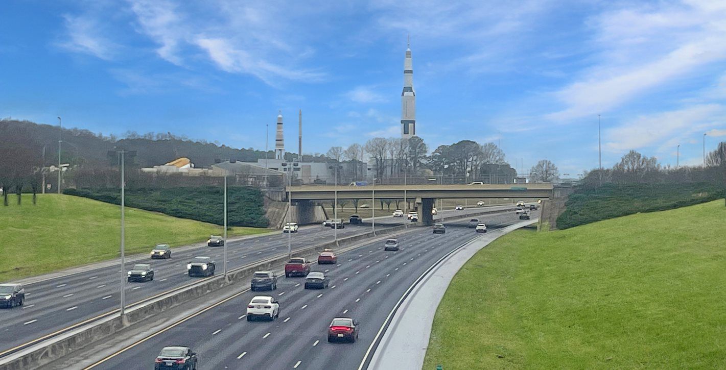 Cars driving on the I-565