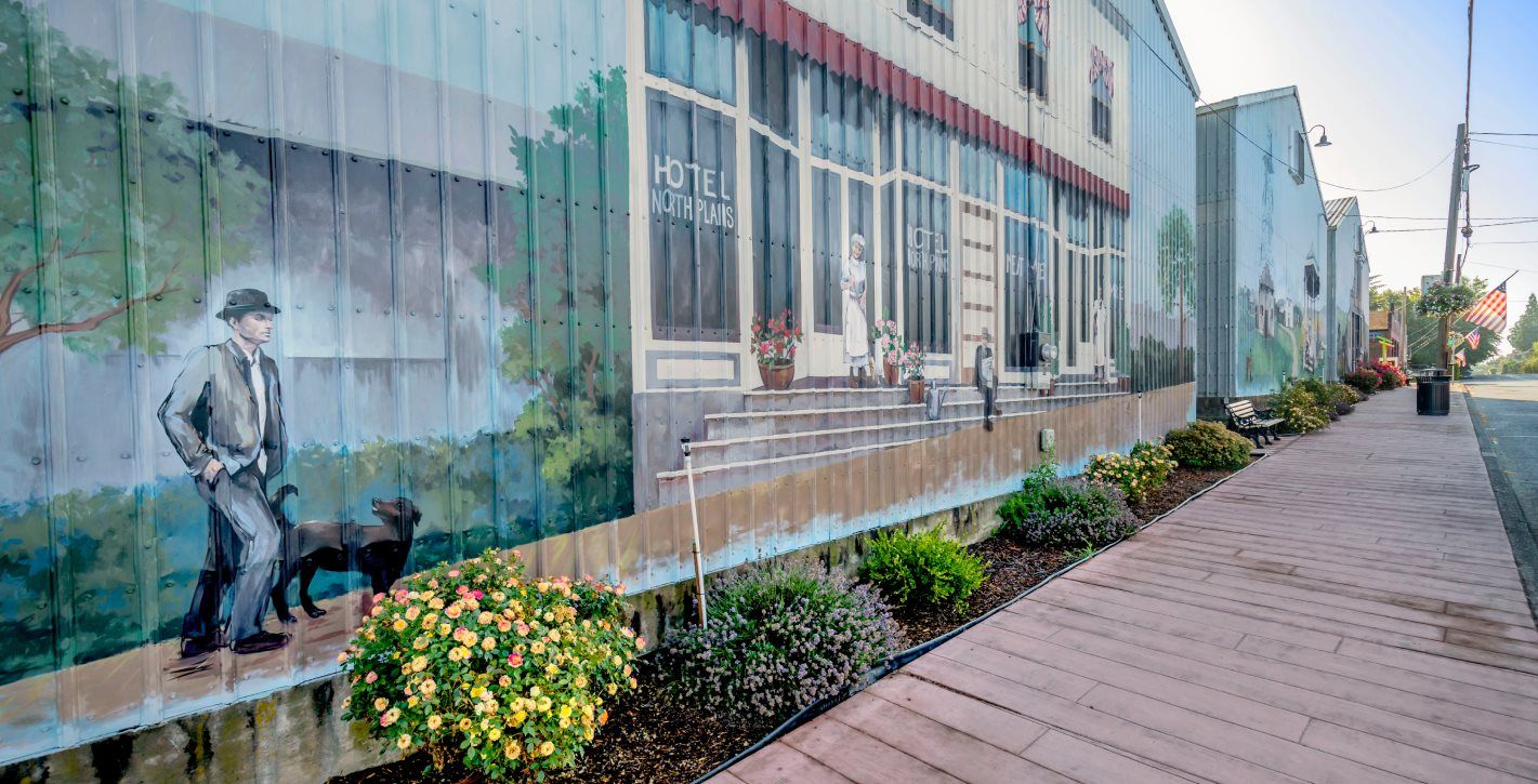 North Plains, OR walking path