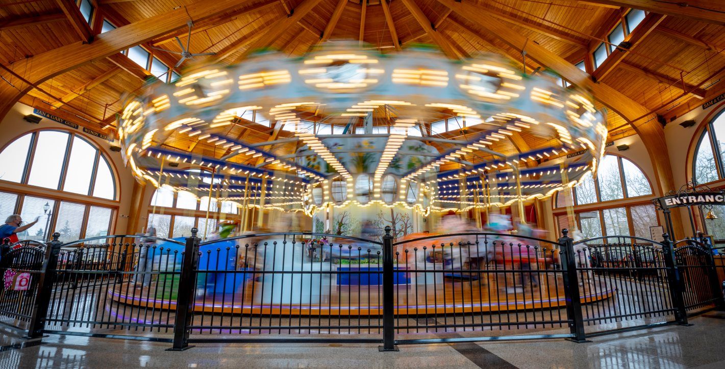 Albany Carousel Rotates Photoshoot