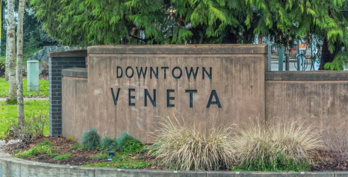 Oakley Estates Downtown Veneta Aerial