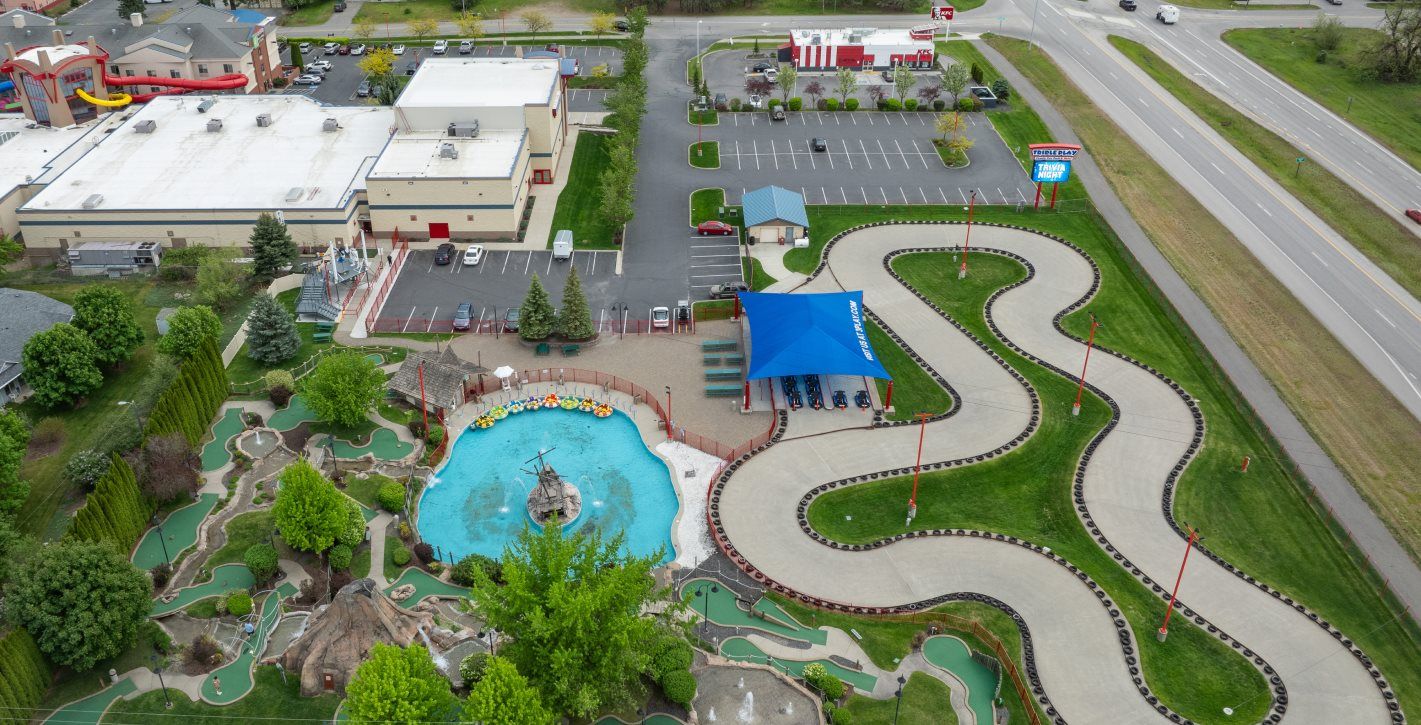 Aerial view of Triple Play