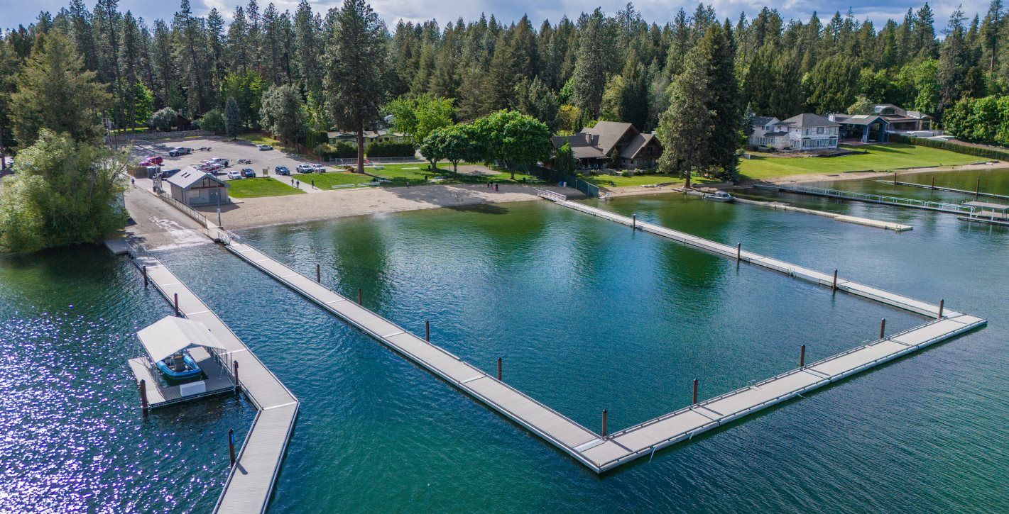Hayden Lake dock
