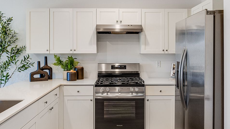 Reserveinthe Pines Francis EI Shaker Style Cabinets Brushed Nickle Hardware F1