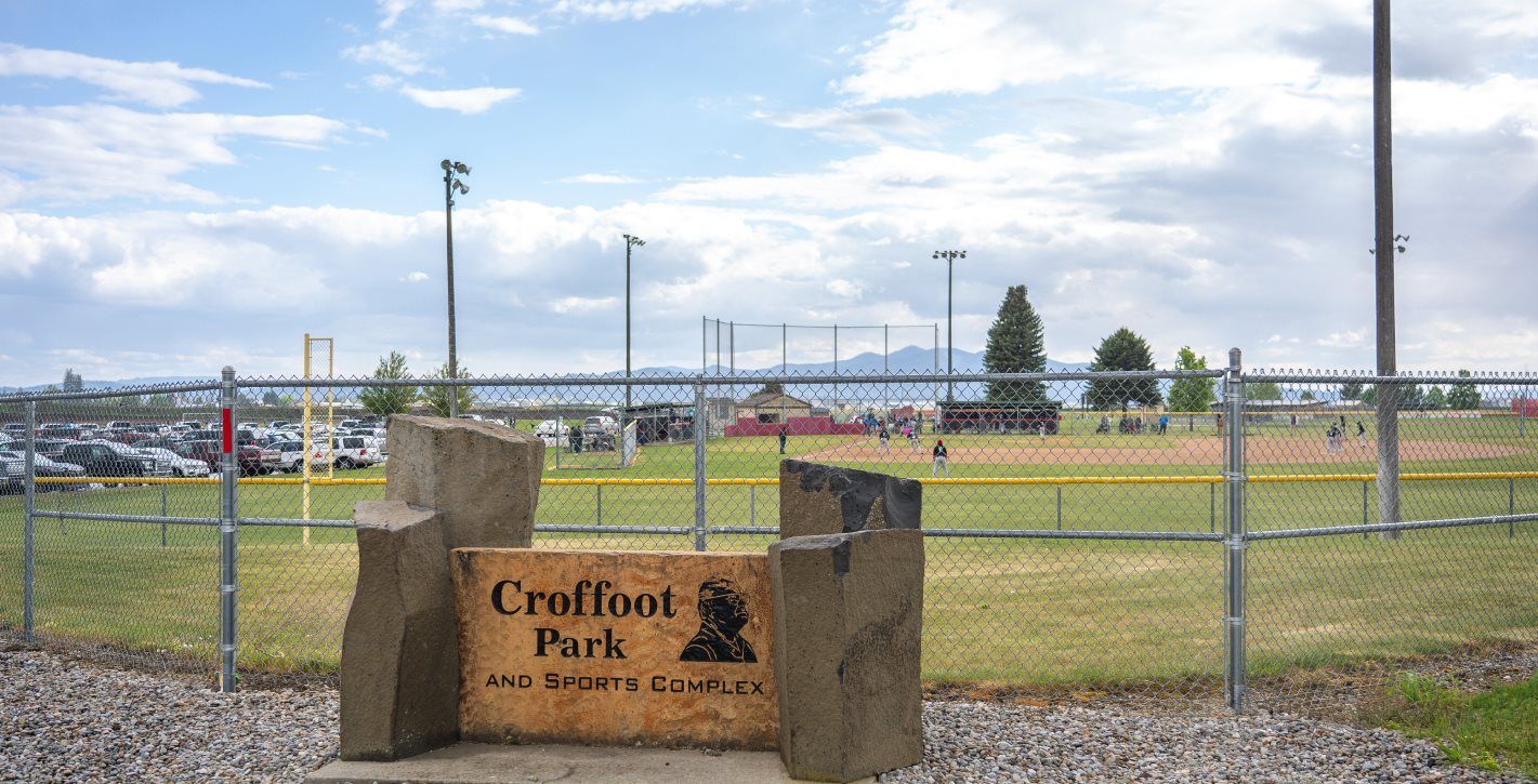 Croffoot Park entry sign