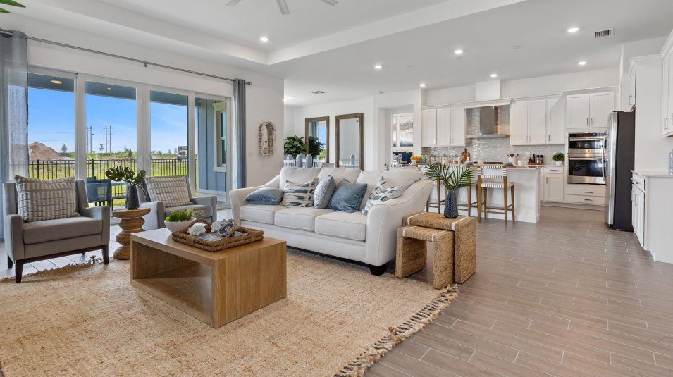 Ceramic tile flooring