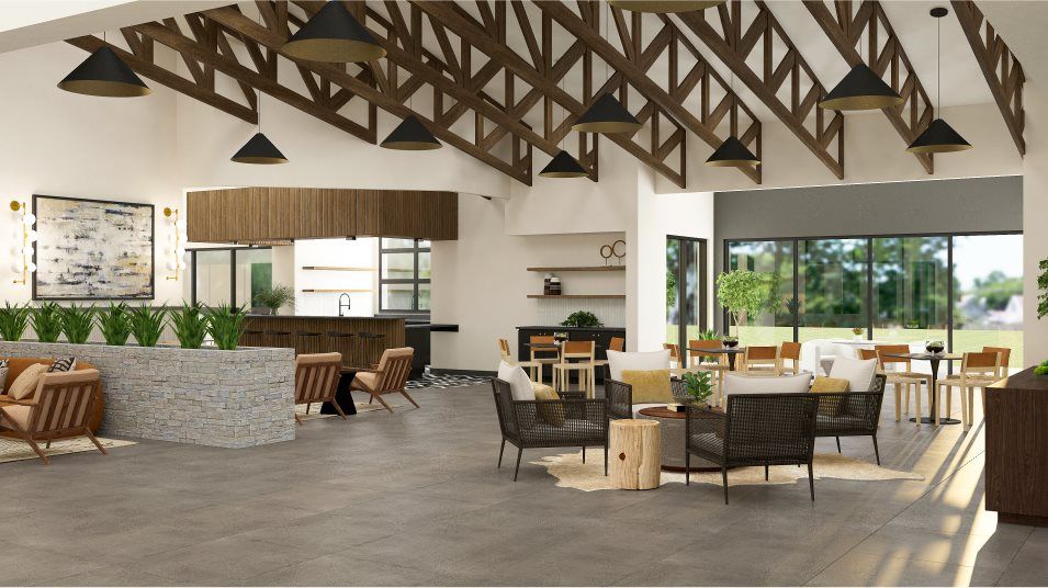 Clubhouse atrium lounge