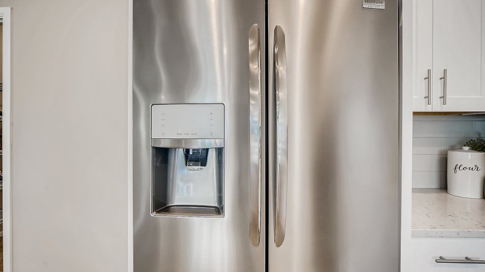 Close up of the fridge