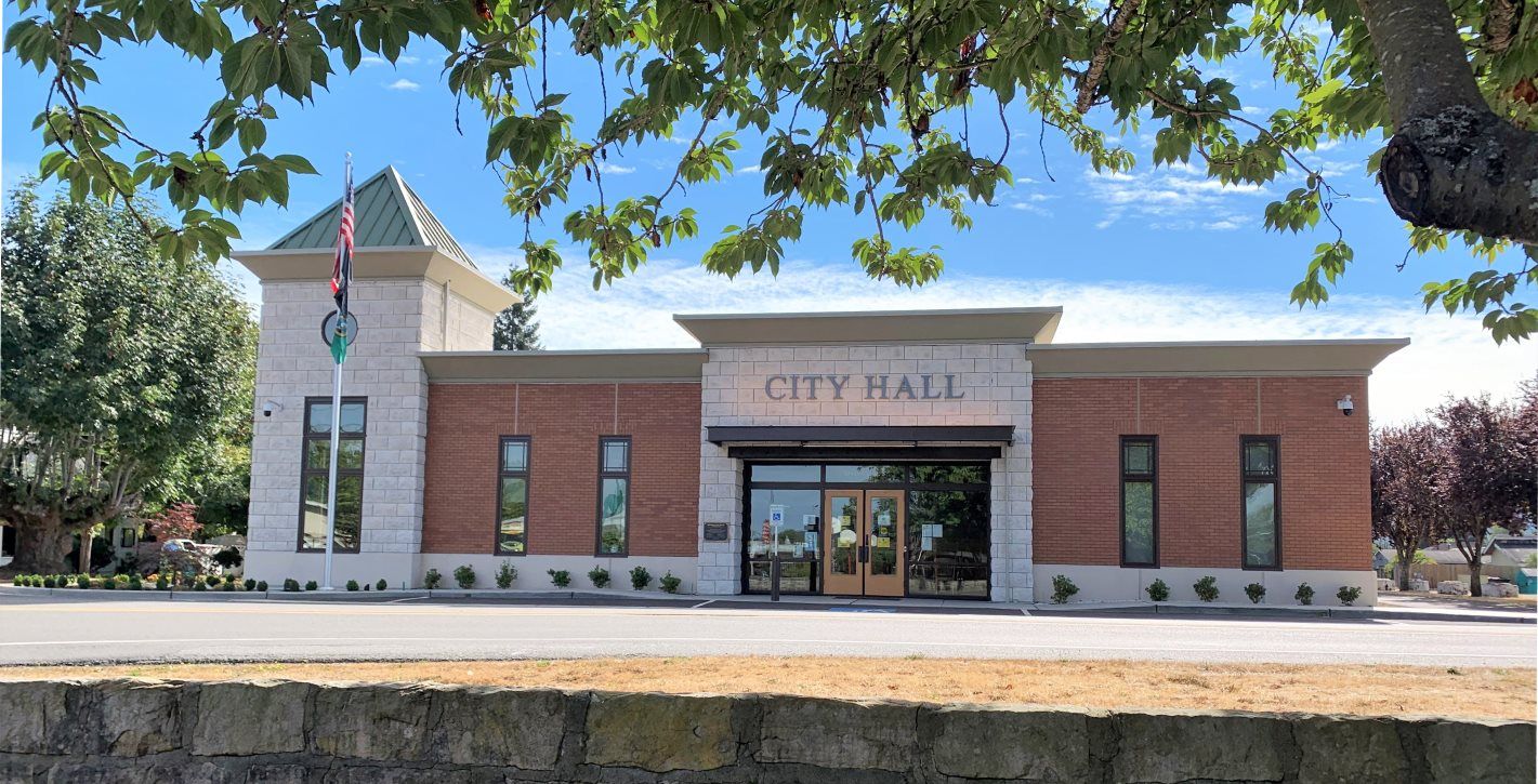 Front exterior of Orting City Hall