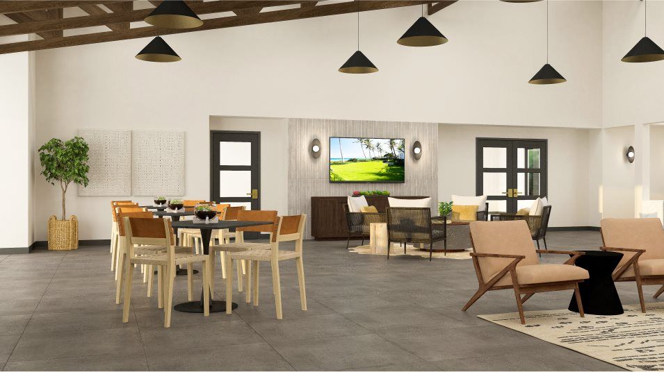 Clubhouse cafe lounge