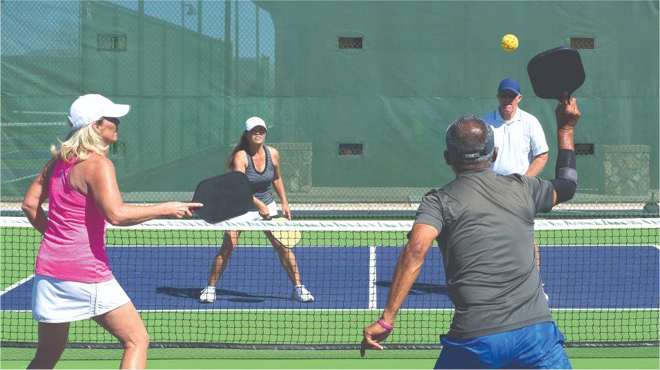 Pickleball court