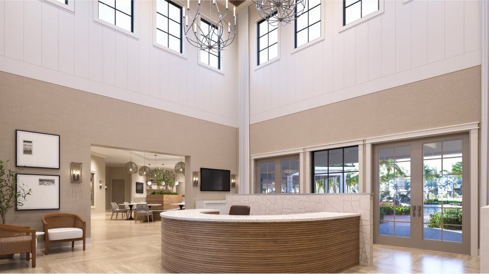 Prosperity Lakes Active Adult Clubhouse interior