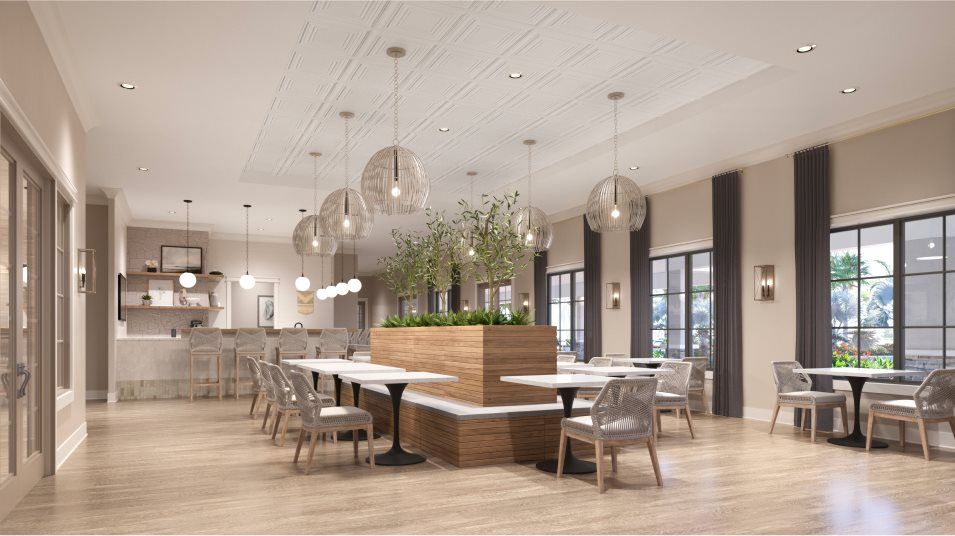 Prosperity Lakes Active Adult Clubhouse interior