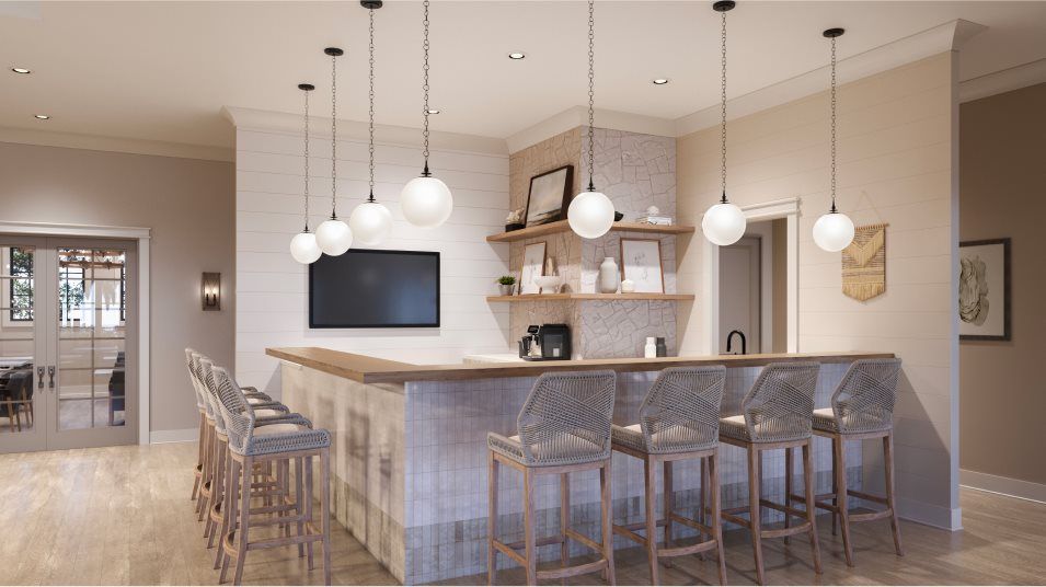 Prosperity Lakes Active Adult Clubhouse interior