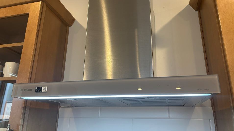 Close up of the hood