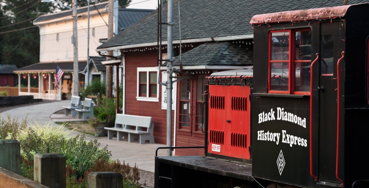 Exterior of the Black Diamond History express