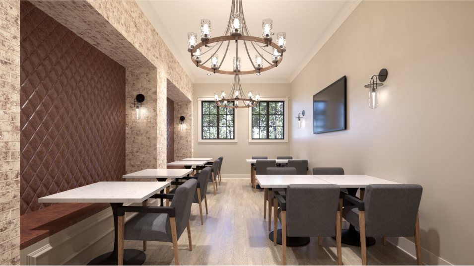 Prosperity Lakes Active Adult Clubhouse interior