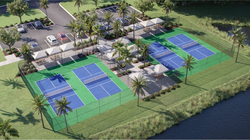 Pickleball court