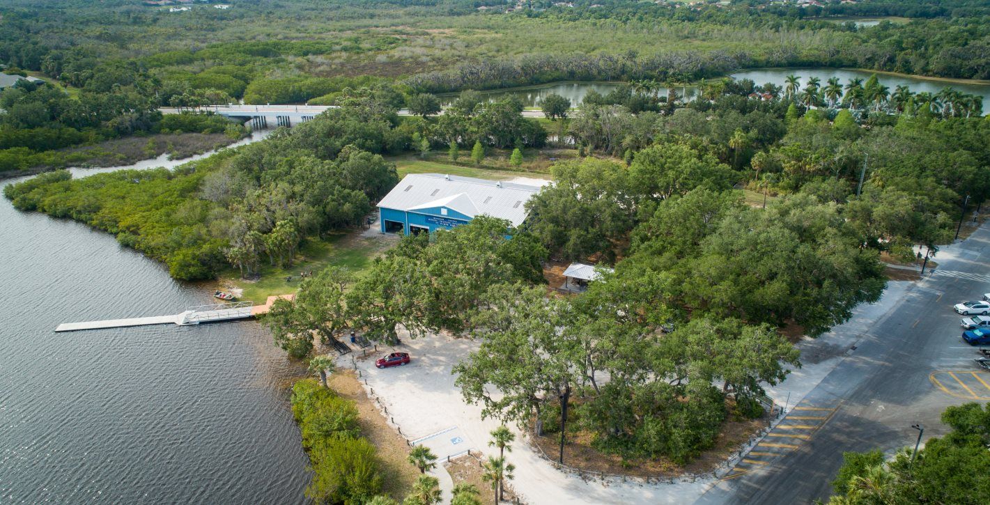 Fort Hamer Park aerial view