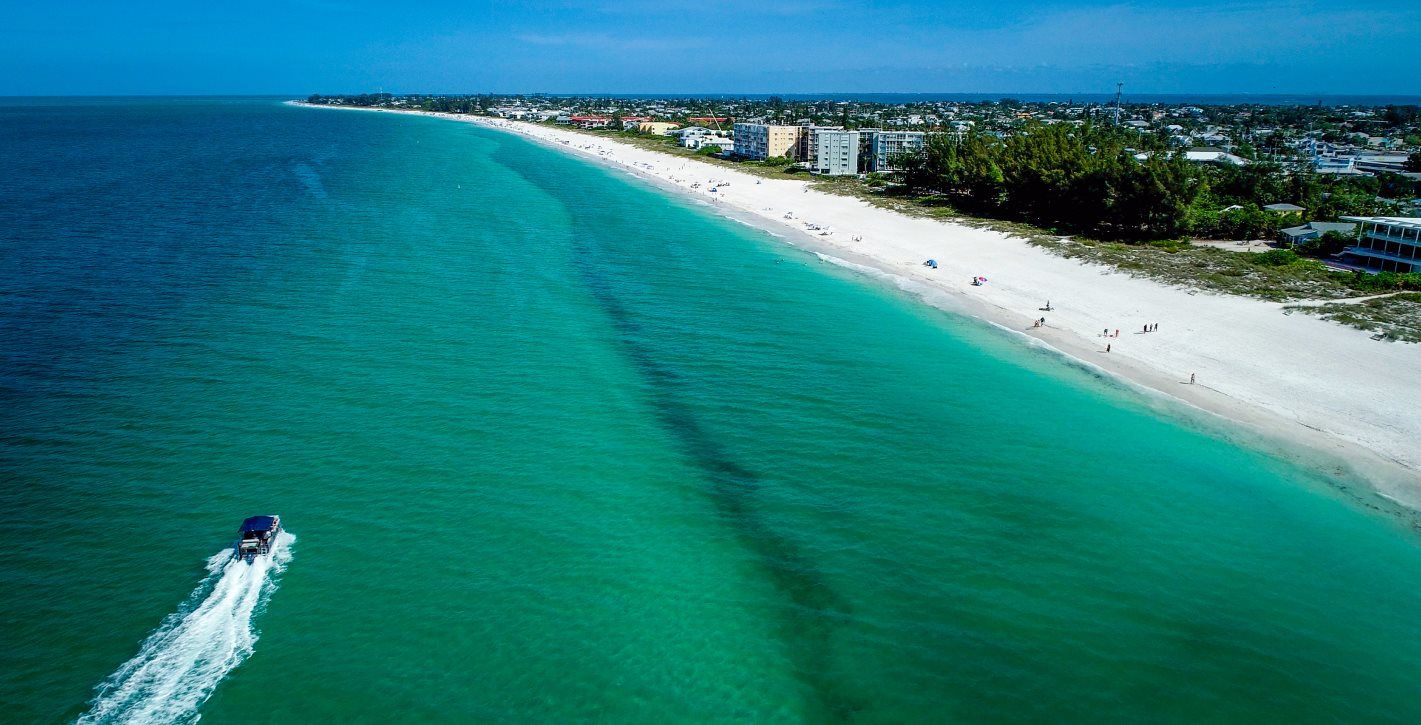 Bradenton Beach aerial view