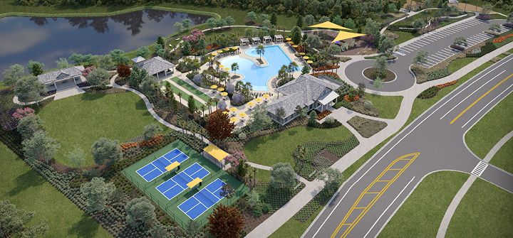 Creekwood Two Rivers Amenity Center Aerial 100825