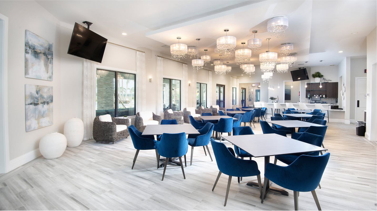 Clubhouse sitting area