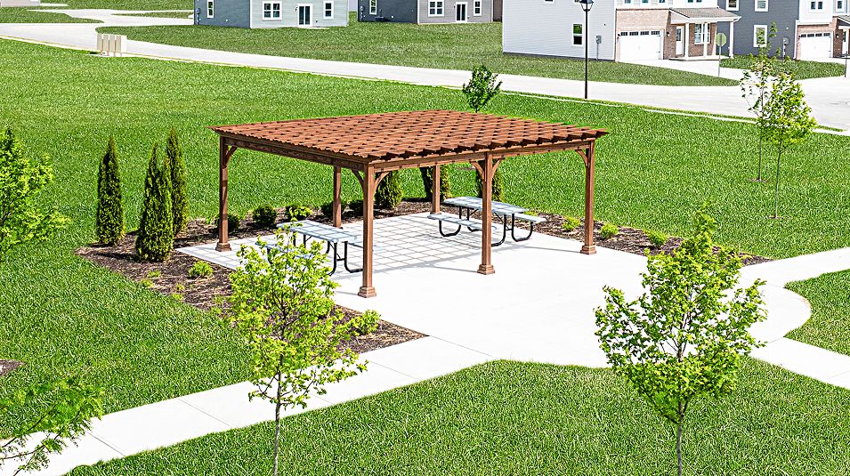 Evergreen Estates Amenity Aerial Picnic Area