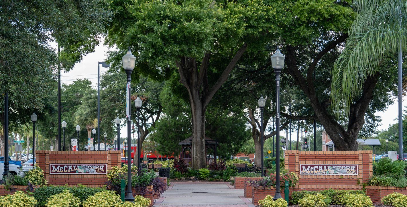 McCall Park entrance