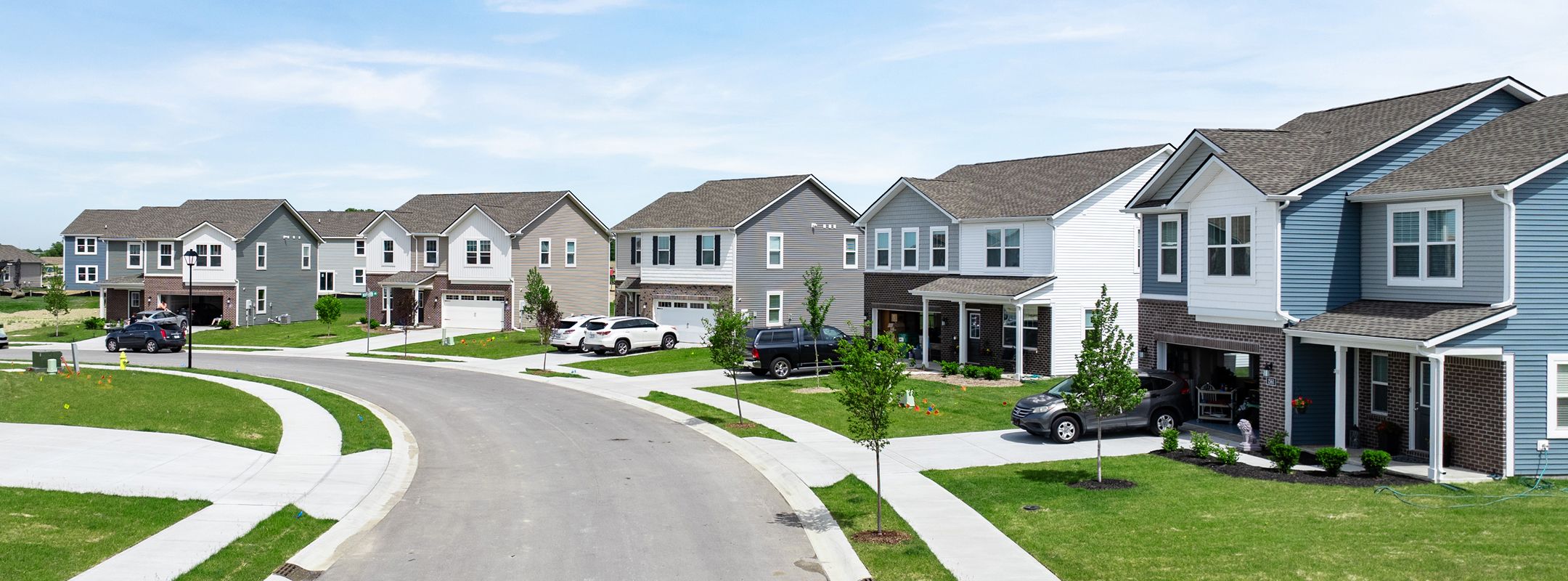 Carriage Evergreen Estates Streetscape