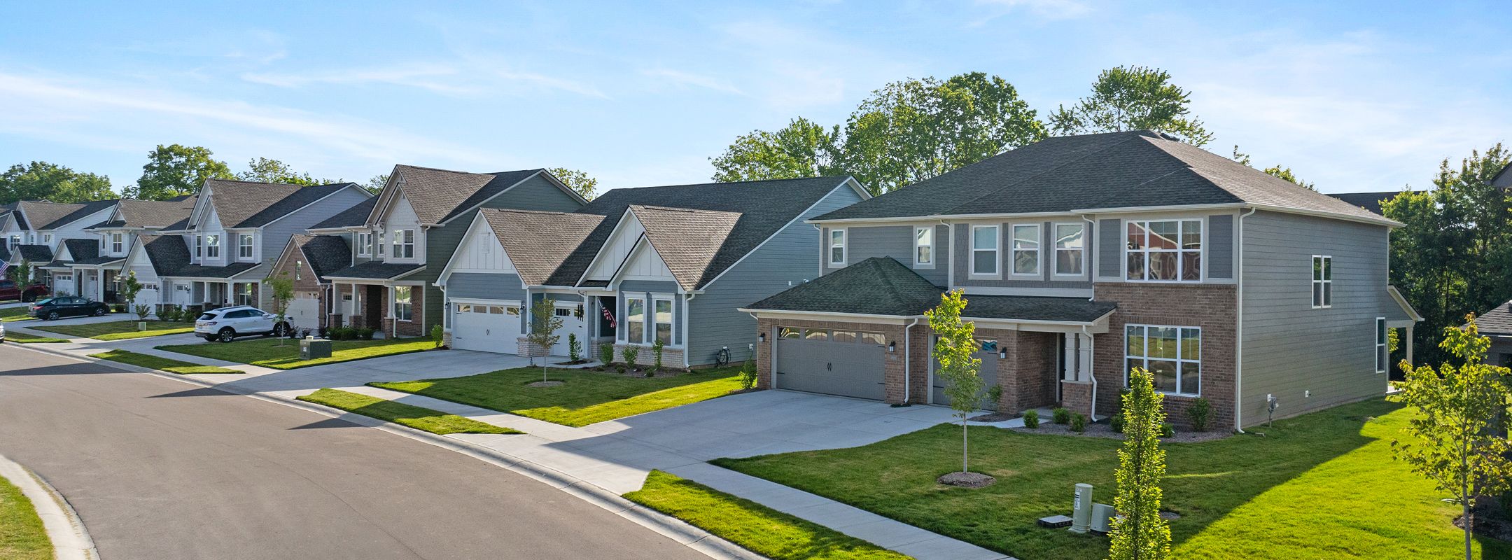 Cornerstone The Timbers Aerial Streetscape
