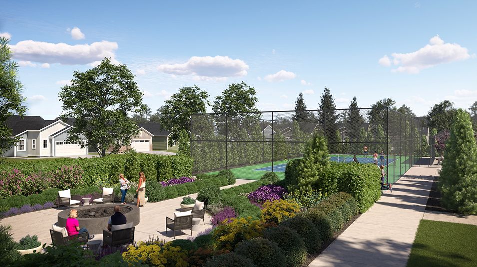 Easton Amenity Tennis Court