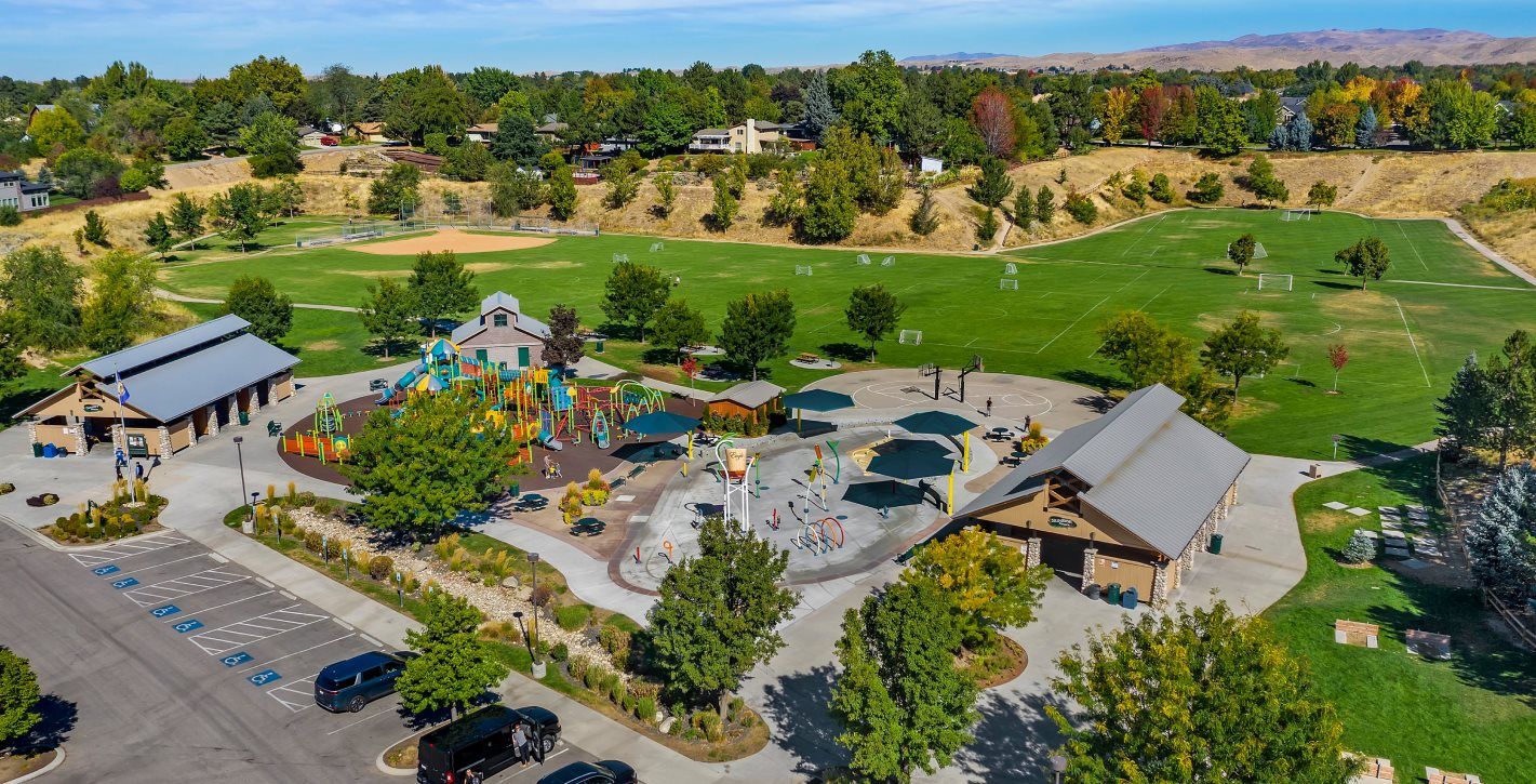 Green space at Stephen C Guerber Park
