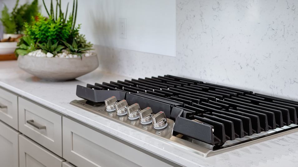 Stainless-steel gas cooktop