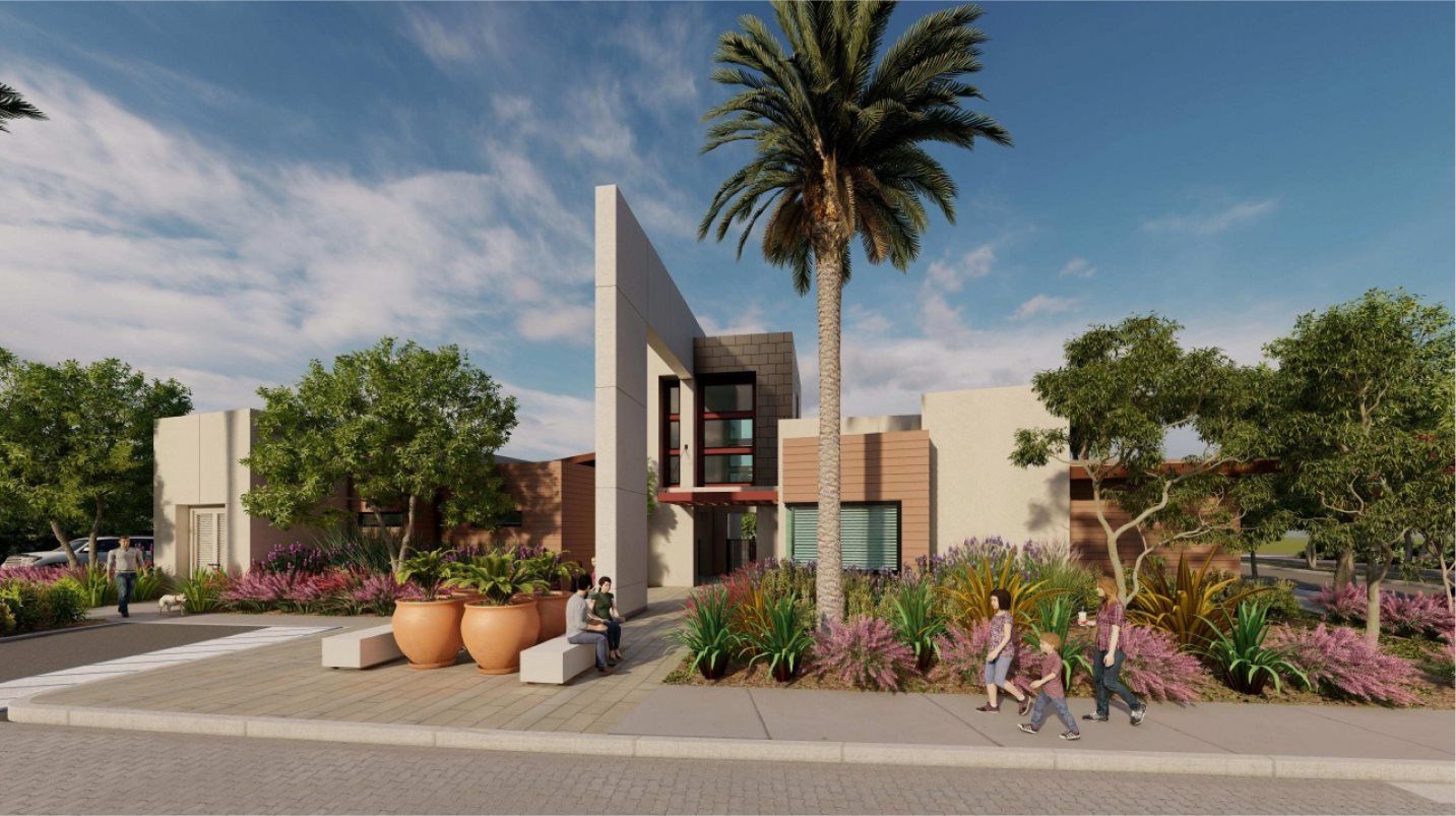 Clubhouse at The Hill District Exterior Far