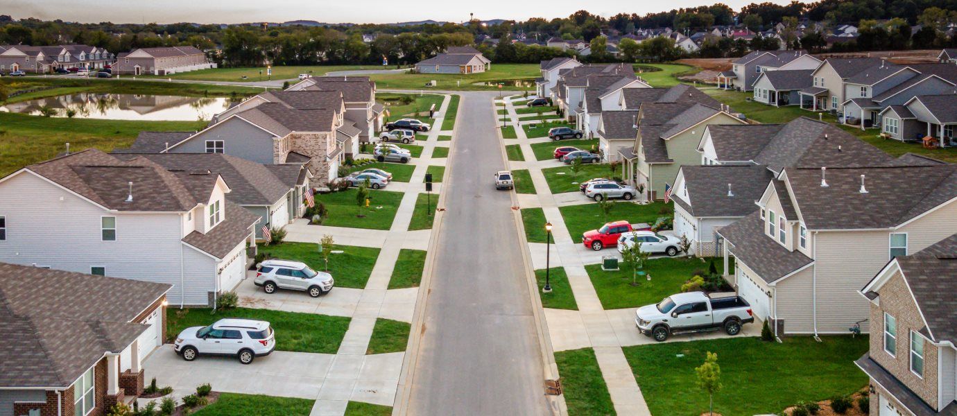 Aerial View of Cambridge Collection at Vineyard Grove