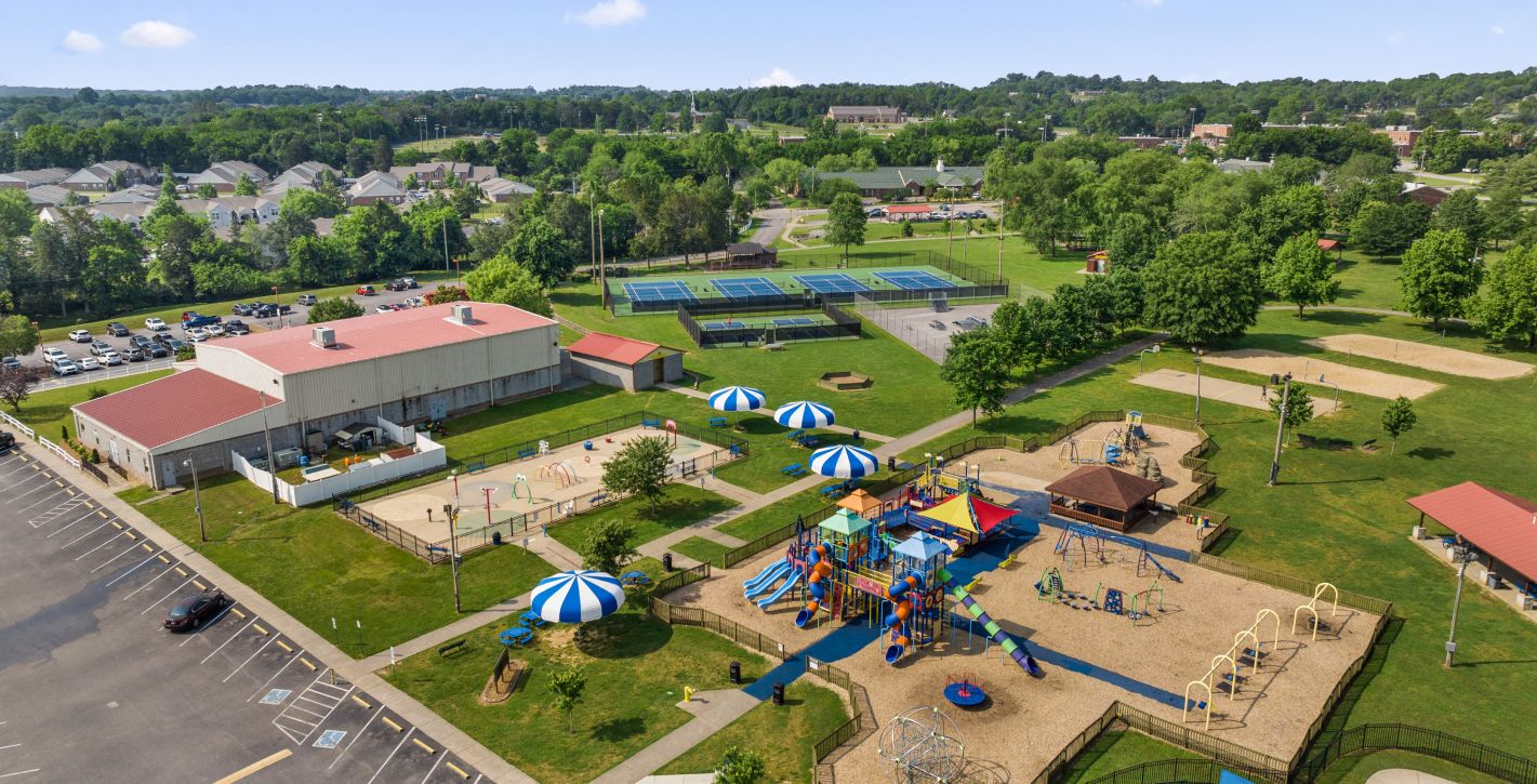 Mt Juliet aerial with local tennis courts