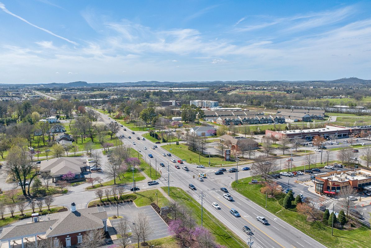 Gallatin Aerial Downtown