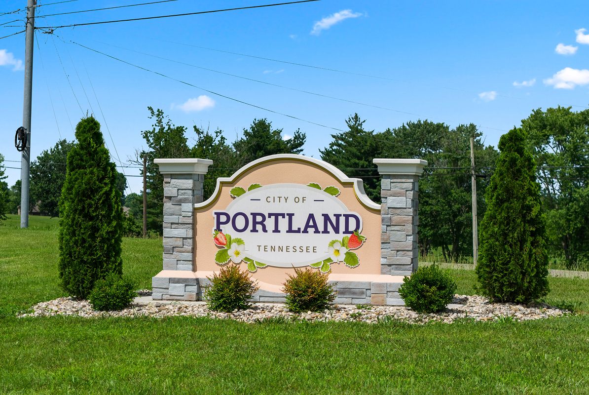Portland Welcome Sign