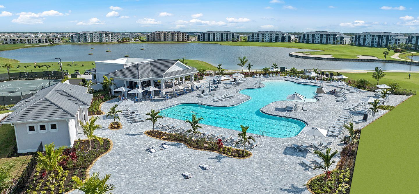 The National golf & country club Pool aerial view