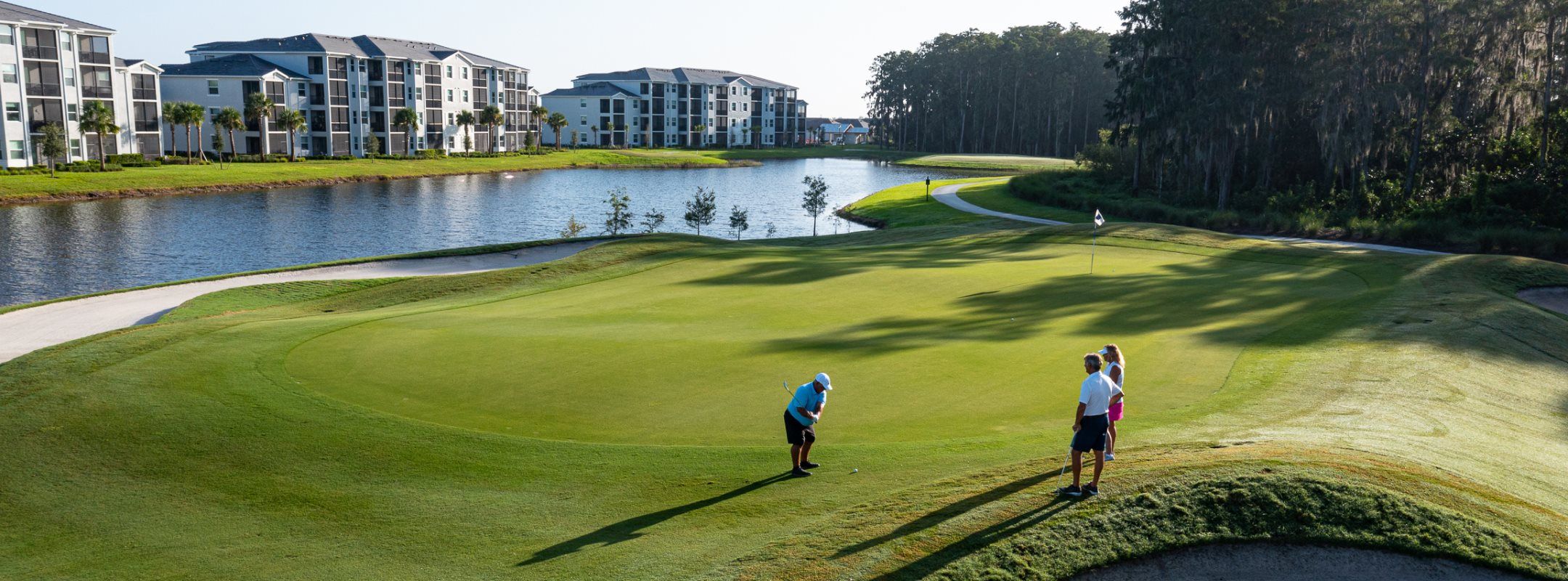 The National Terrace Condo golf aerial