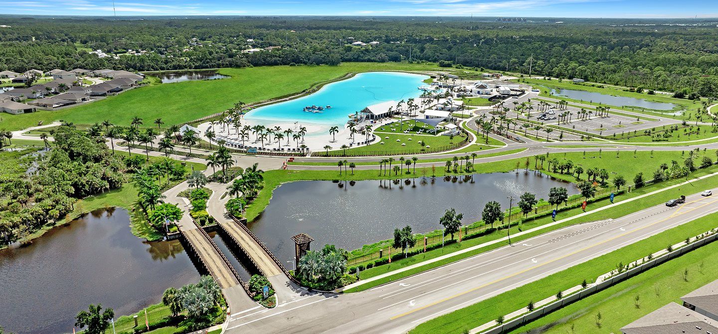 Brightwater Lagoon Aerial