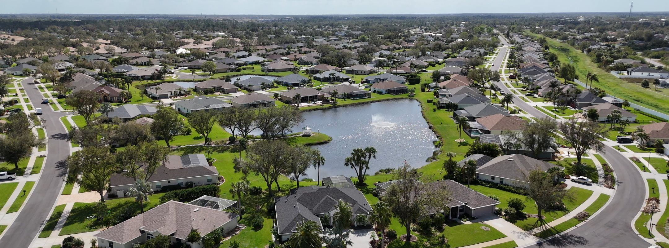 Aerial view of North Port