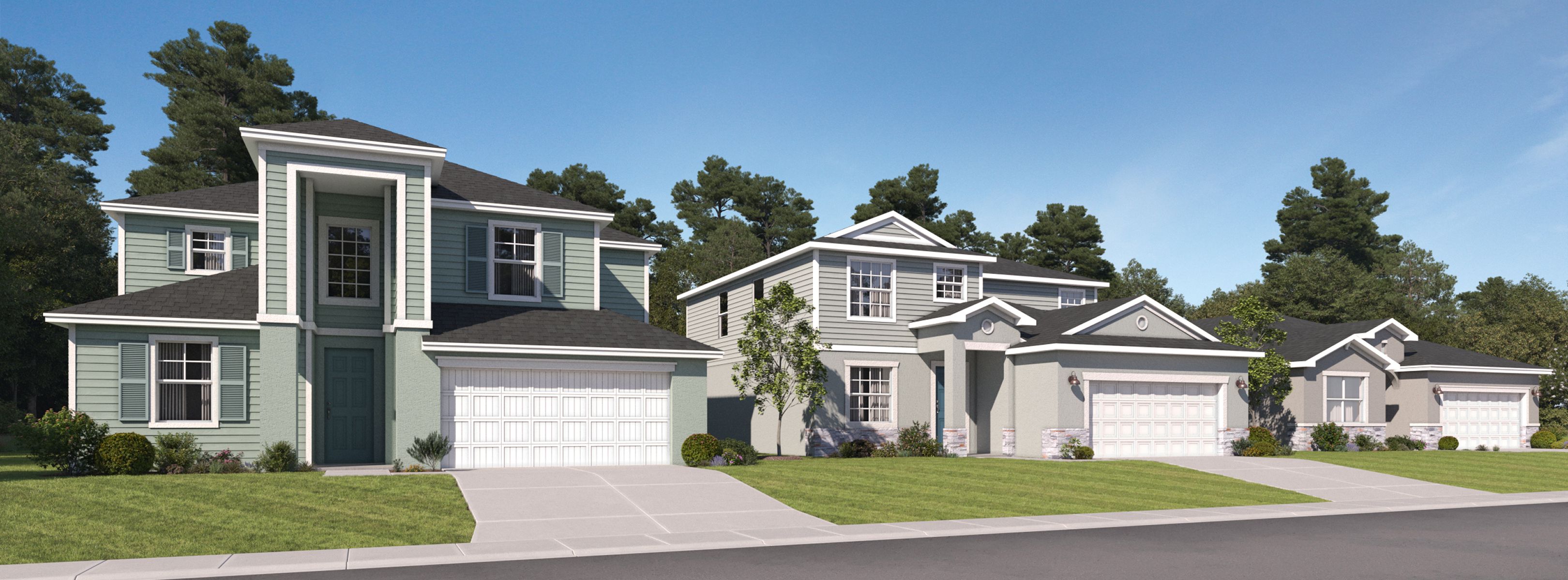 Sabal Glenat Midtown Executive Homes Streetscape 6 6 25