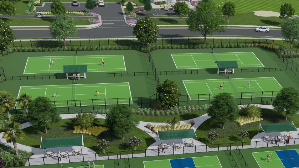 Calusa Country Club tennis courts