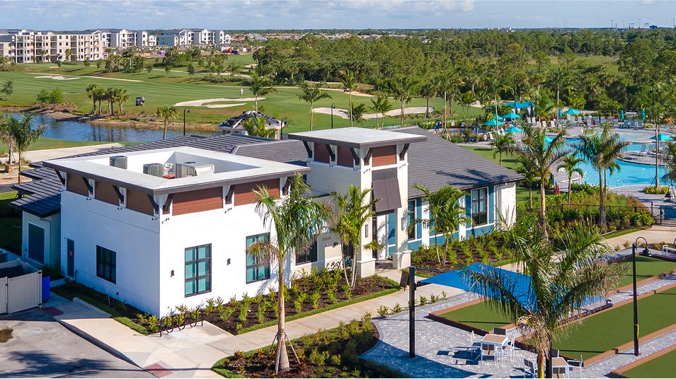 Wellen Park Golf& Country Club Amenity Fitness Center Wellness Center Aerial 9 16 25