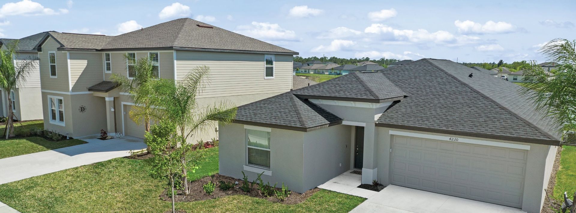 Cane Landing Patio homes steetscape