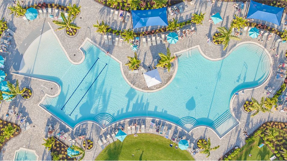 Wellen Park Golf& Country Club Amenity Aerial Pool
