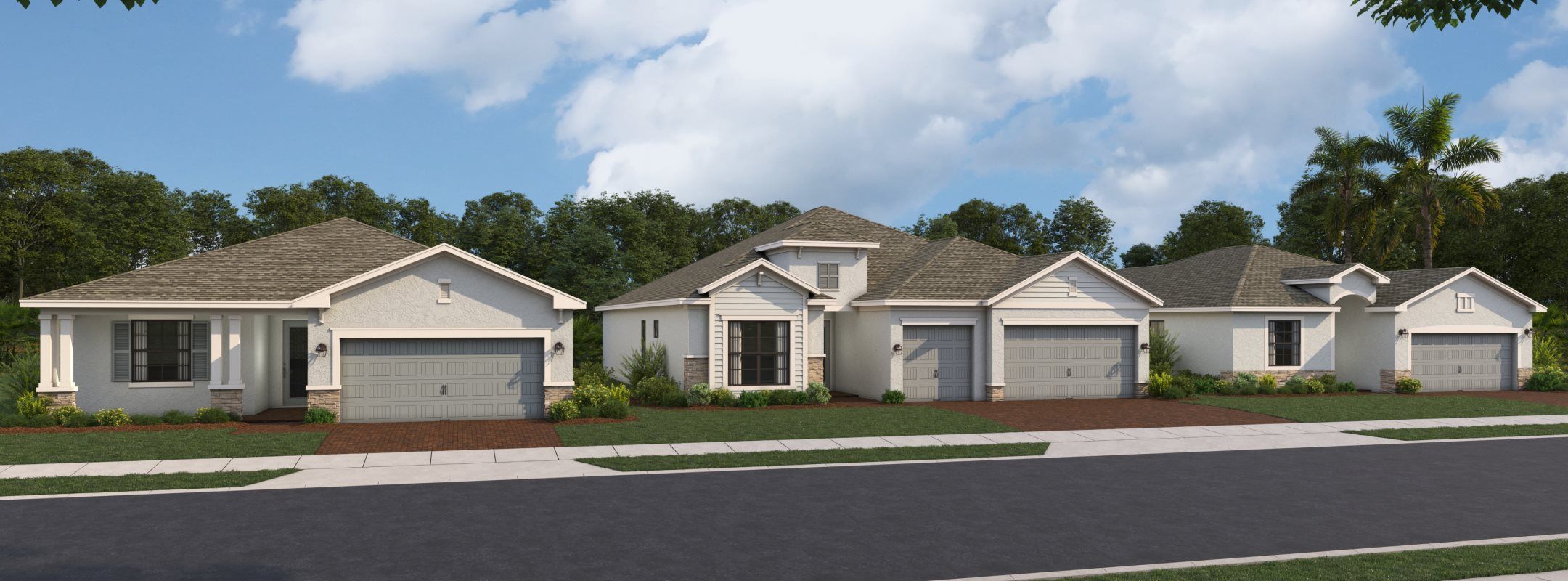 Island Lakes at Coco Bay homes Streetscape