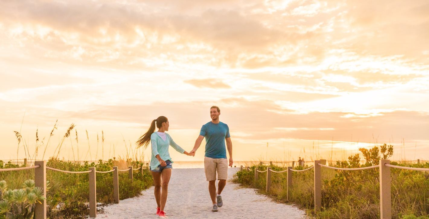 Nearby barrier islands