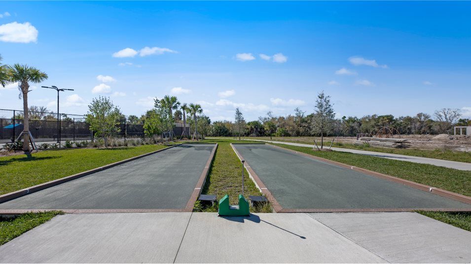 Bocce ball court