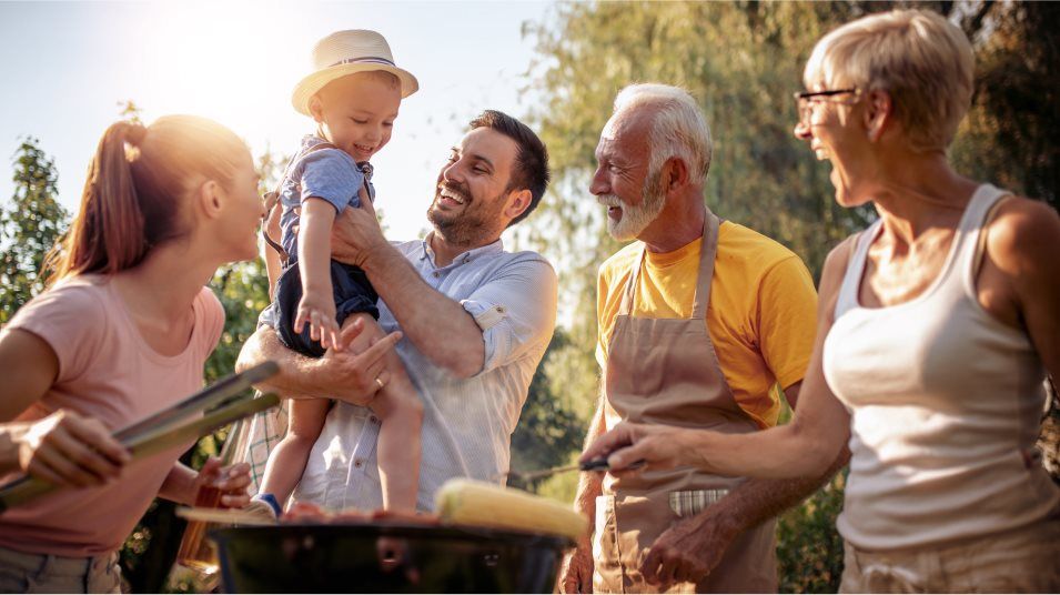 Multi-gen family barbecue